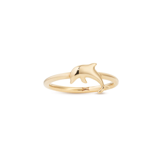Dolphin-bubble-mini-ring-yellow-gold