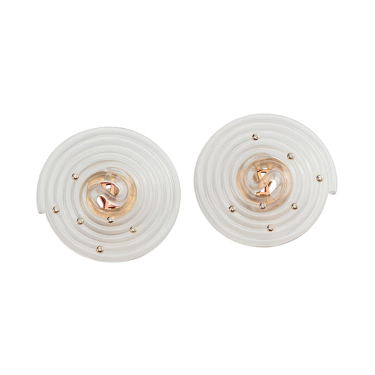Licorice-ear-clips-stoned-milky-quartz-with-rose-gold-and-diamond
