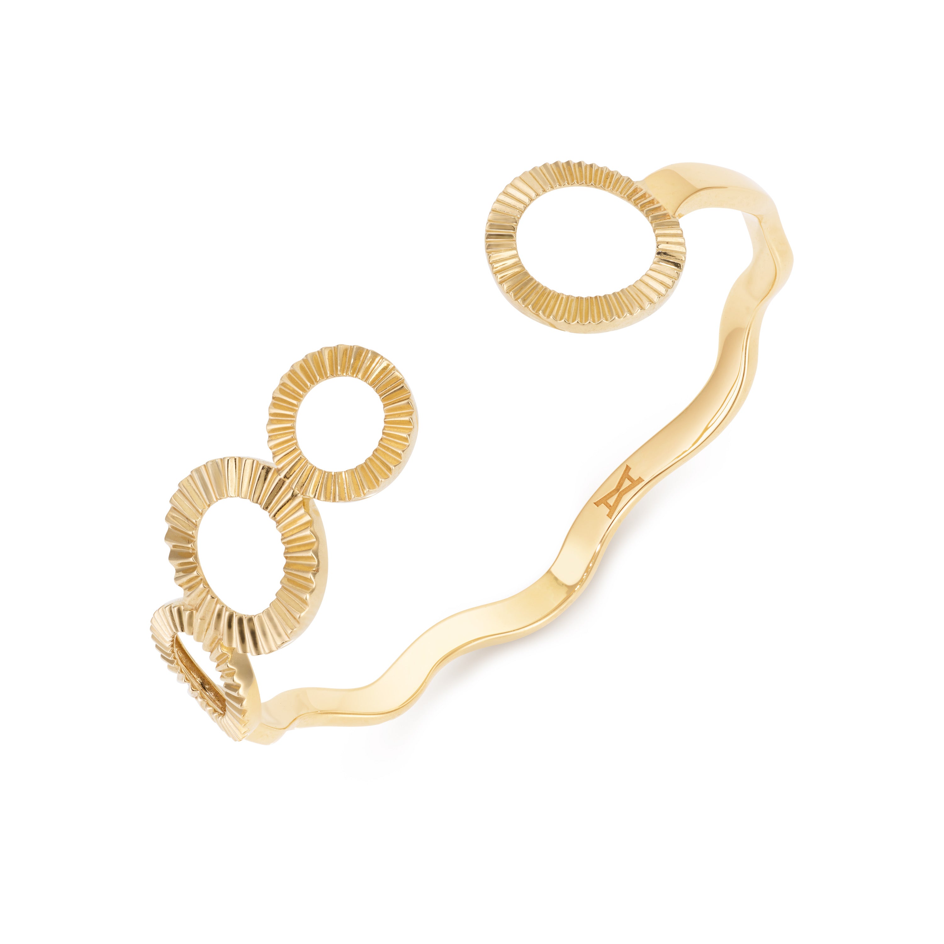 Soap opera bangle yellow gold – Alina Abegg