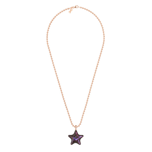 Starfish-bubble-necklace-stoned-rose-gold-with-labradorite-and-sapphire1