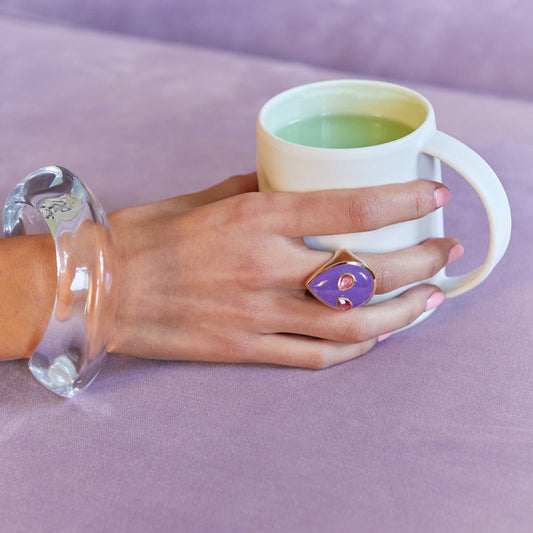 Signature-alien-ring-rose-gold-with-lavender-jade-and-pink-tourmaline