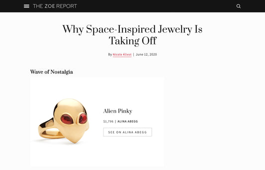 The Zoe Report, United States, June 2020, Alien Pinky Ring