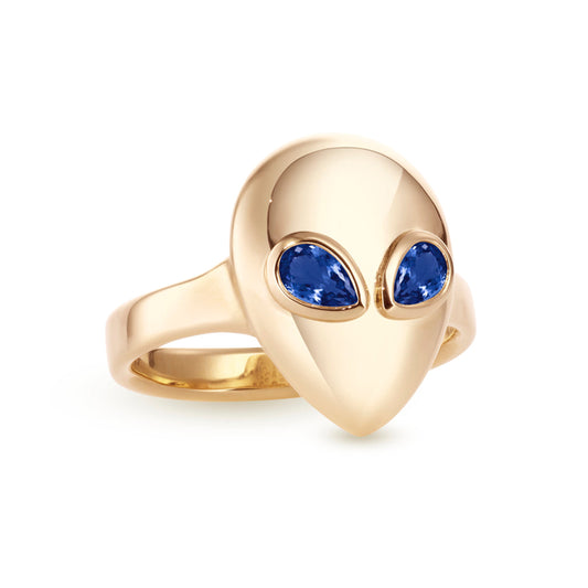 Alien-mini-ring-yellow-gold-with-blue-sapphire