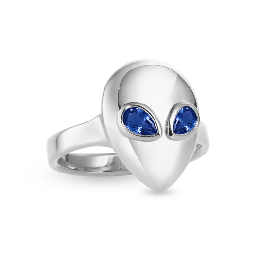 Alien-mini-ring-white-gold-with-blue-sapphire