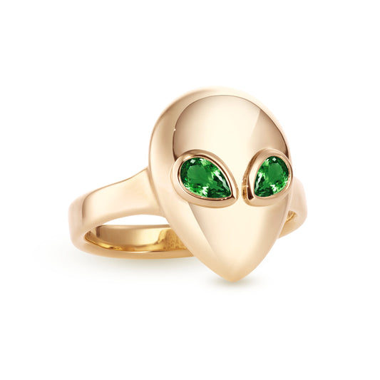 Alien-mini-ring-yellow-gold-with-tsavorite