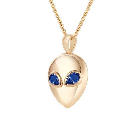 Alien_necklace_yellow_gold_with_blue_sapphire