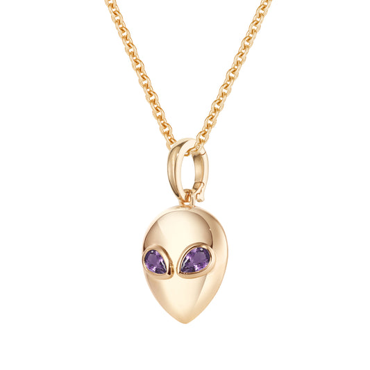 Alina_Abegg_Aliens_Alien_Necklace_Yellow_Gold_Amethyst_Closeup