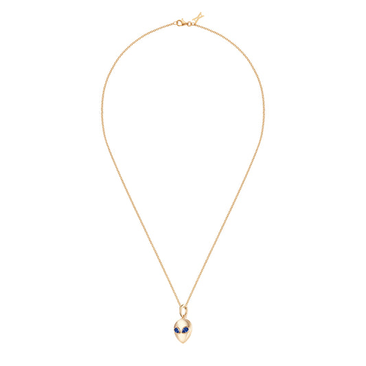 Alina_Abegg_Aliens_Alien_Necklace_Yellow_Gold_Blue_Sapphire