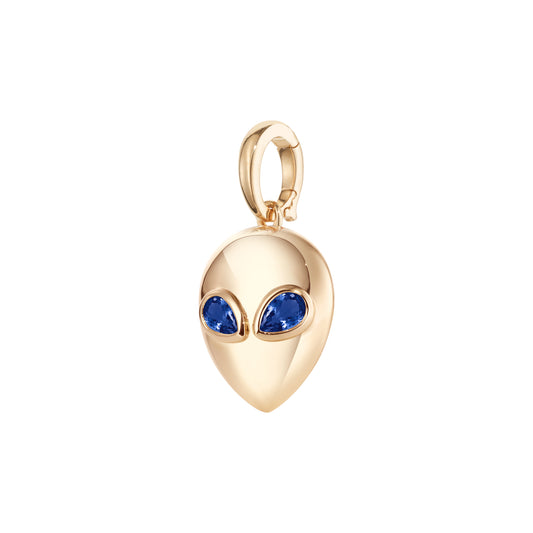 Alina_Abegg_Aliens_Alien_Pendant_Yellow_Gold_Blue_Sapphire