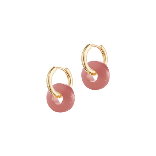 Alina_Abegg_Candy_Girl_Candy_Bead_Hoops_Yellow_Gold_Guava_Quartz
