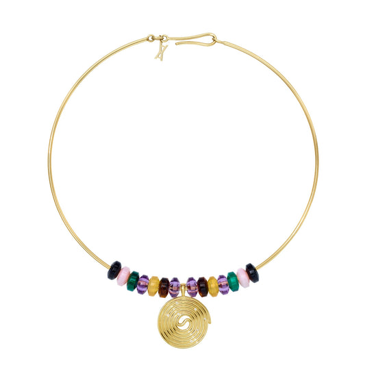 Alina_Abegg_Candy_Girl_Licorice_Choker_Yellow_Gold_Multiple_Candy_Beads