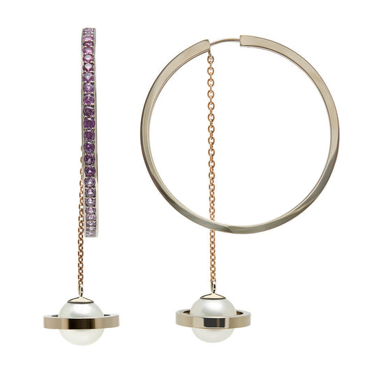 Alina_Abegg_Cosmic_Escape_Saturnation_Hoops_Rose_White_Gold_South_Sea_Pearl_Pink_Sapphire