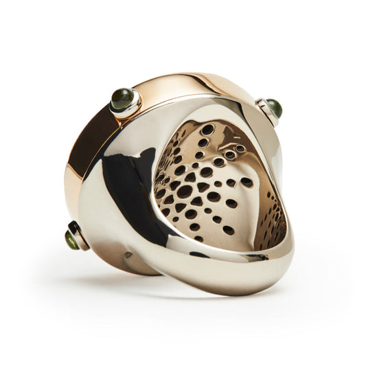 Alina_Abegg_Cosmic_Escape_UFO_Maxi_Ring_White_Rose_Gold_Tourmaline_Back