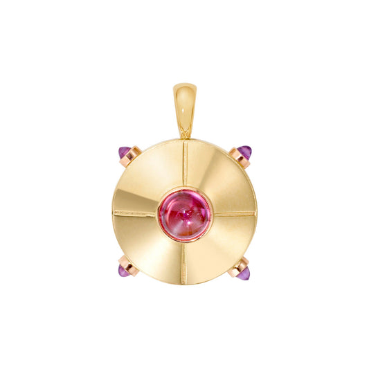 Alina_Abegg_Cosmic_Escape_UFO_Pendant_Yellow_Gold_Pink_Tourmaline_Amethyst