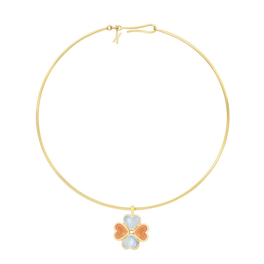 Alina_Abegg_Lucky_Charm_Choker_Yellow_Gold_Chalcedony_Orange_Moonstone