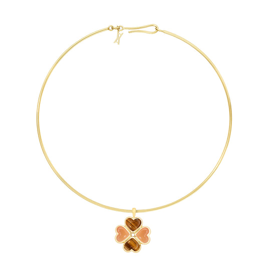 Alina_Abegg_Lucky_Charm_Choker_Yellow_Gold_Tiger_Eye_Orange_Moonstone