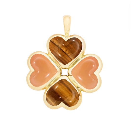 Alina_Abegg_Lucky_Charm_Pendant_Yellow_Gold_Tiger_Eye_Orange_Moonstone