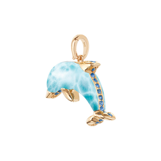 Alina_Abegg_Soap_Opera_Dolphin_Bubble_Pendant_Stoned_Yellow_Gold_Larimar_Sapphire_Back