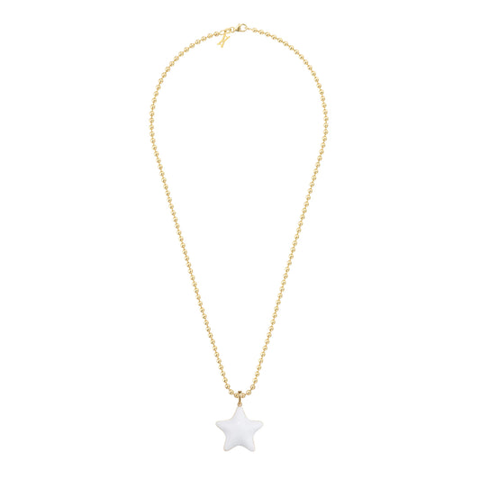 Alina_Abegg_Soap_Opera_Starfish_Bubble_Maxi_Necklace_Stoned_Yellow_Gold_White_Agate_Tsavorite