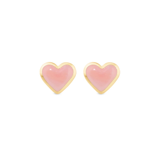 Alina_Abegg_Stuck_On_You_Love_Sticker_Studs_Yellow_Gold_Pink_Opal