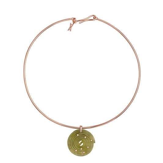 Alina_Abegg_Sugar_High_Licorice_Choker_Stoned_Rose_Gold_Peridot_Diamond