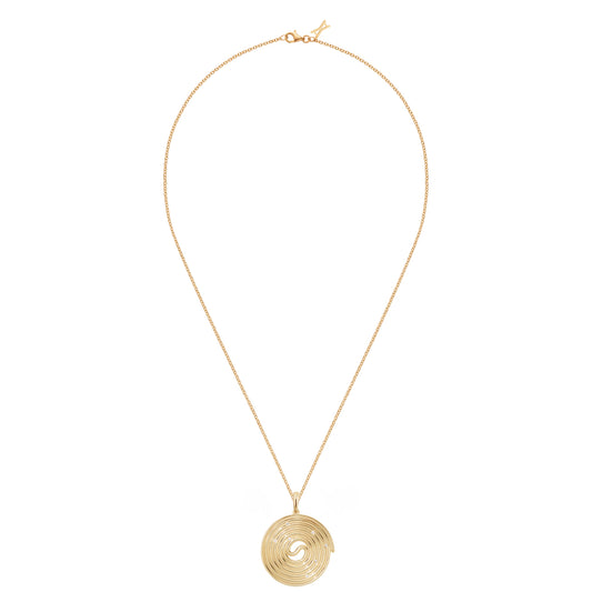 Licorice necklace stoned yellow gold with diamond