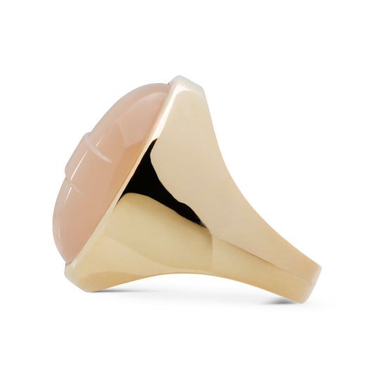 Alina_Abegg_Sugar_High_Lollipop_Ring_Yellow_Gold_Orange_Moonstone_Side