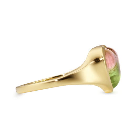 Alina_Abegg_Sugar_High_Love_Lollipop_Mini_Ring_Yellow_Gold_Watermelon_Tourmaline_Side