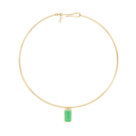 Alina_Abegg_Sugar_High_Pfefferminz_Choker_Kiwi_Yellow_Gold_Chrysoprase