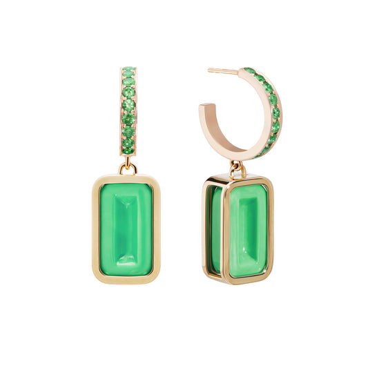 Alina_Abegg_Sugar_High_Pfefferminz_Hoops_Stoned_Kiwi_Yellow_Gold_Chrysoprase_Tsavorite