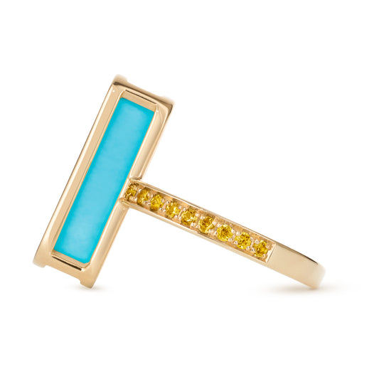 Alina_Abegg_Sugar_High_Pfefferminz_Ring_Blueberry_Stoned_Yellow_Gold_Turquoise_Yellow_Sapphire_Side