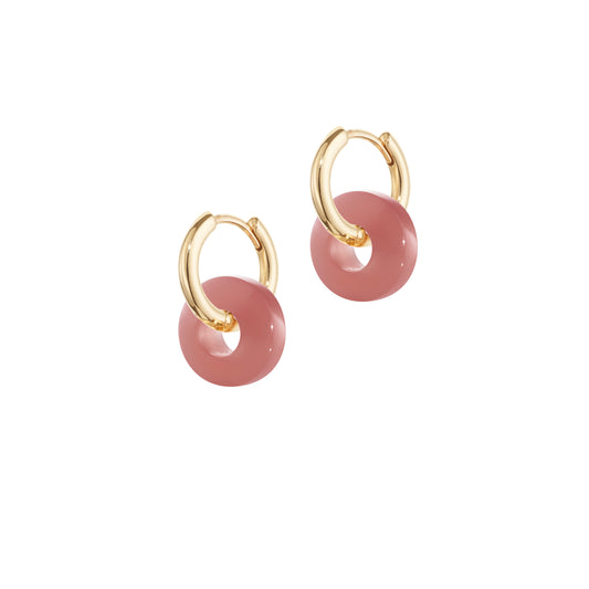 Candy_bead_hoops_yellow_gold_with_guava_quartz