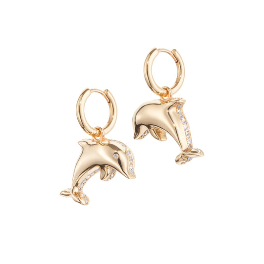 Dolphin-bubble-hoops-stoned-yellow-gold-with-diamond