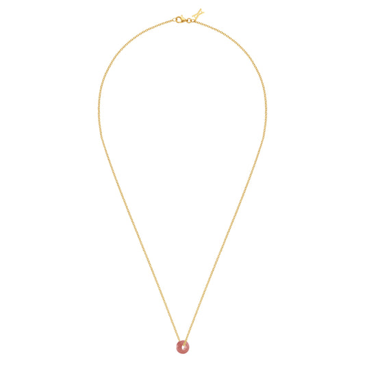 Candy-girl-necklace-yellow-gold-with-candy-bead-guava-quartz