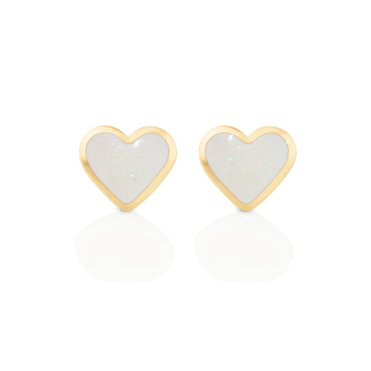 Love-sticker-studs-yellow-gold-with-enamel