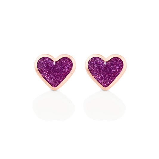 Love-sticker-studs-rose-gold-with-enamel