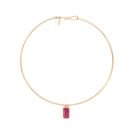 Pfefferminz-choker-cherry-rose-gold-with-rhubellite
