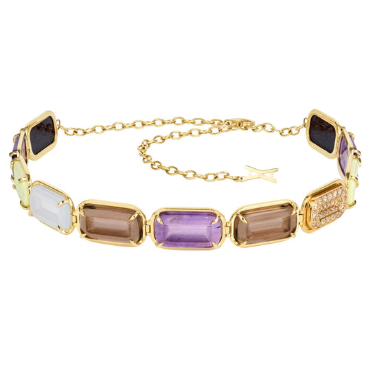 Pfefferminz-choker-rainbow-yellow-gold-with-multiple-gemstones