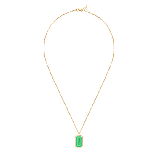 Pfefferminz-necklace-kiwi-yellow-gold-with-chrysoprase