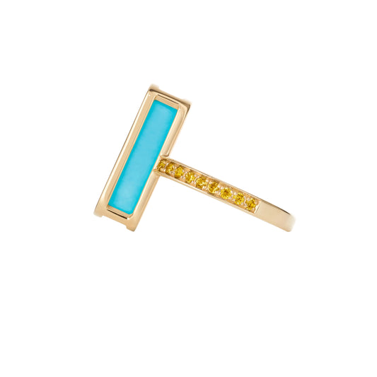 Pfefferminz_ring_blueberry_yellow_gold_with_turquoise_and_yellow_sapphires