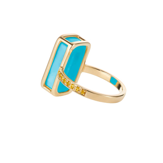 Pfefferminz_ring_blueberry_yellow_gold_with_turquoise_and_yellow_sapphires