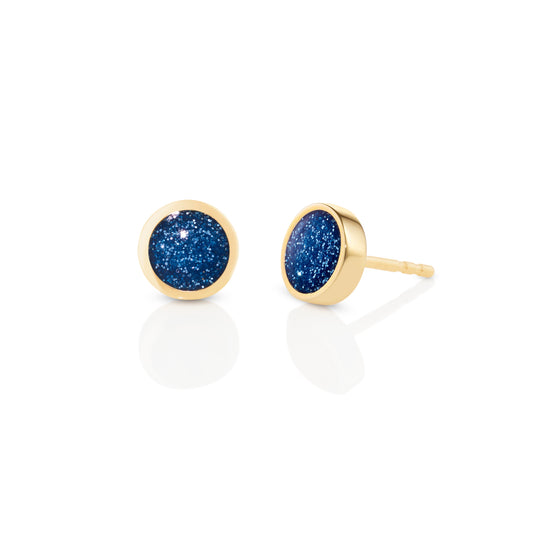 Circle-sticker-studs-yellow-gold-with-enamel