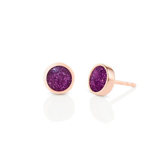 Circle-sticker-studs-rose-gold-with-enamel