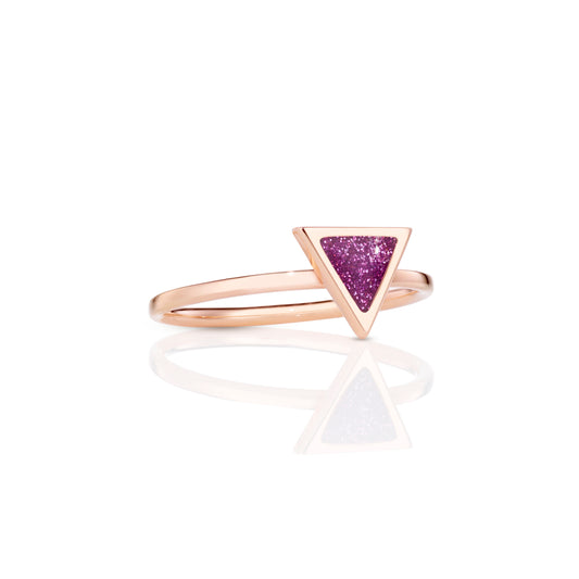 Triangle-sticker-ring-rose-gold-with-enamel